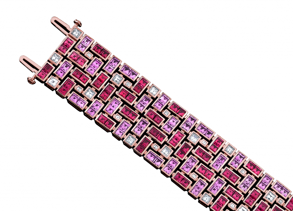 Pink Sapphire, Ruby & Diamond Masterpiece Necklace - Platinum | Robert Procop