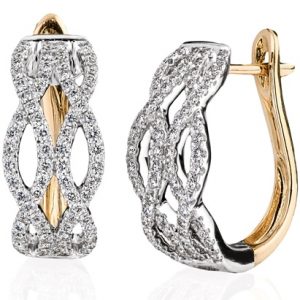 Holloway Diamonds Crossover Earrings 111167