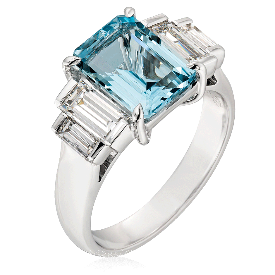 Aquamarine hot sale diamond price