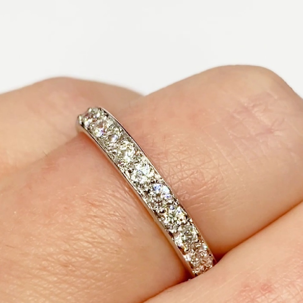 Grain Set Diamond Wedding Or Eternity Band Holloway Diamonds