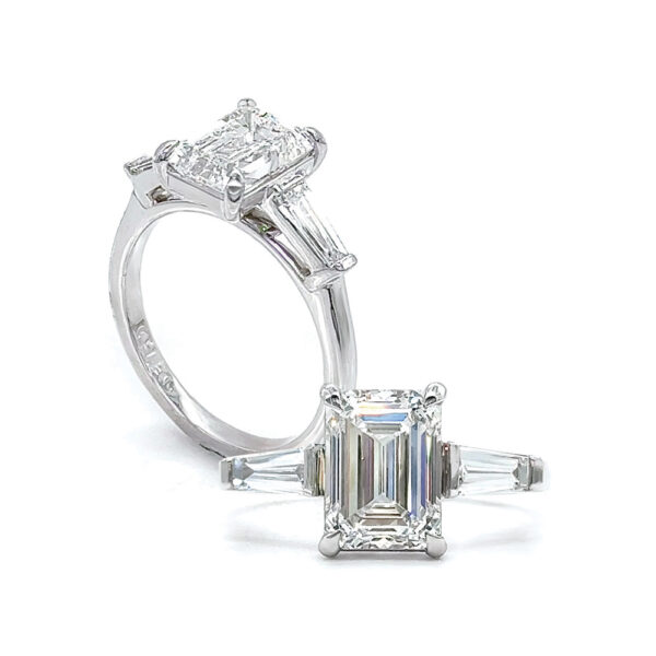 Emerald Cut Diamond Ring