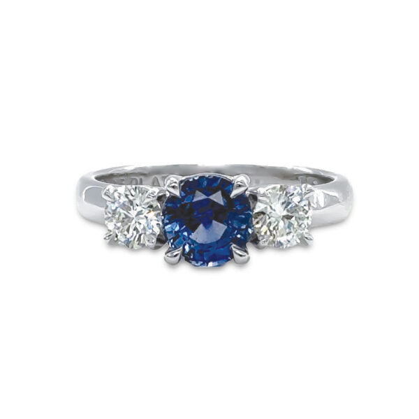 Sapphire Diamond Ring