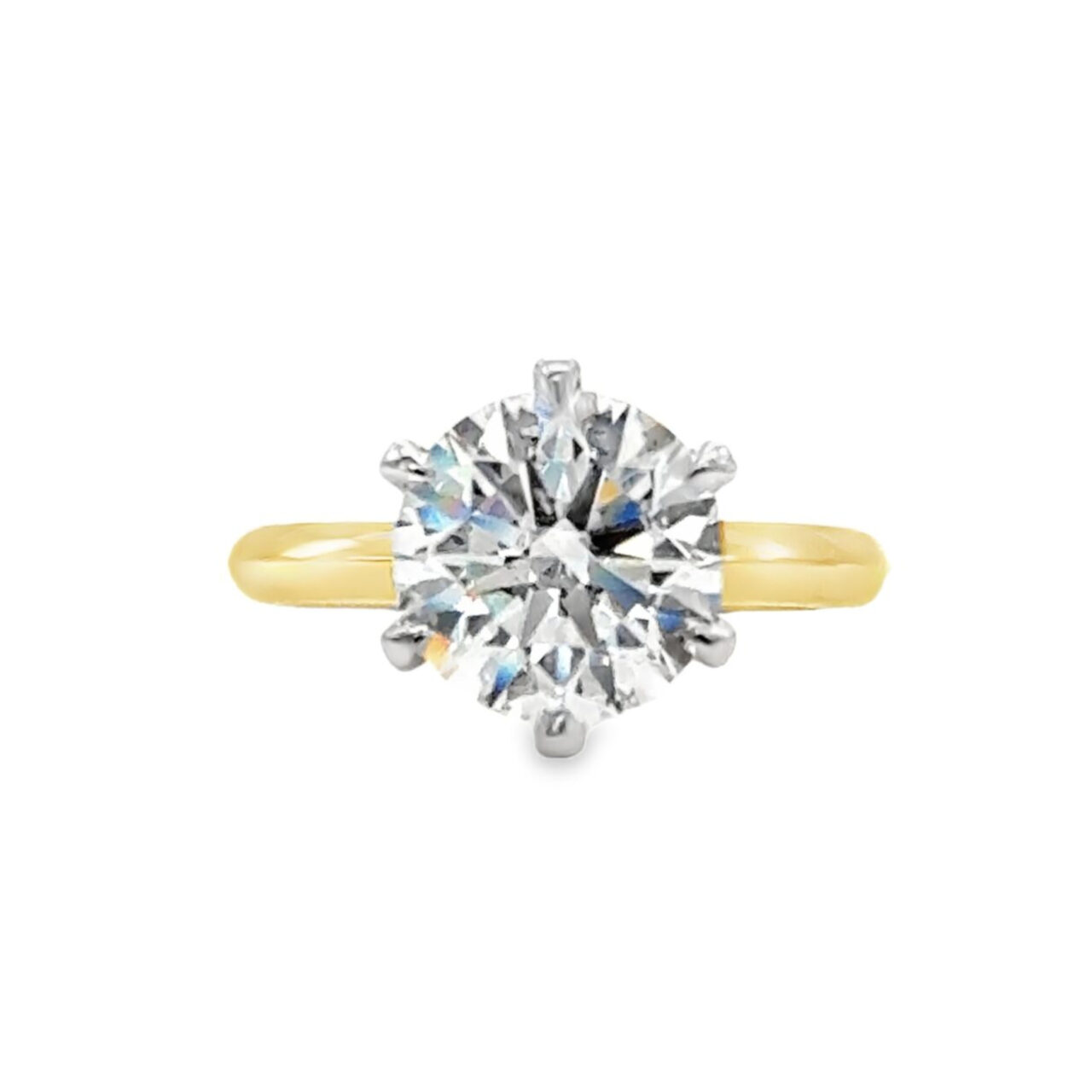 Round Brilliant Cut Solitaire Diamond Ring