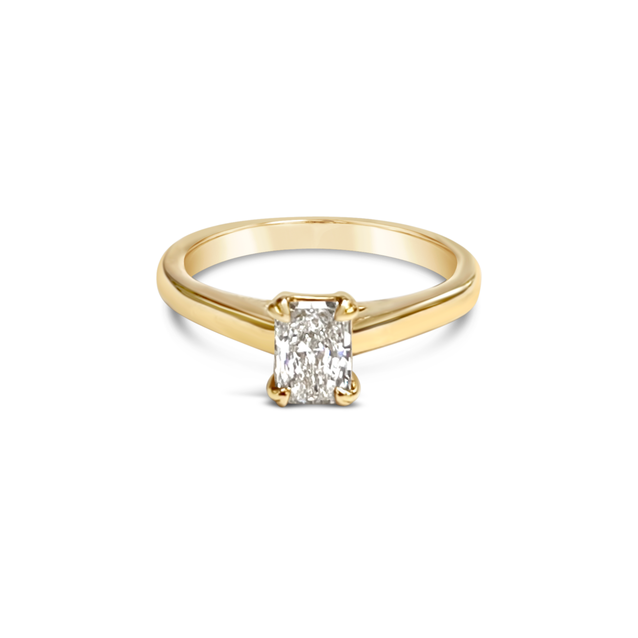 Radiant Cut Solitaire Ring