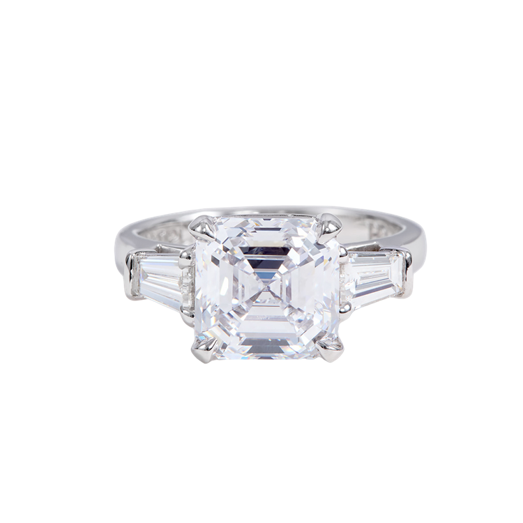 Asscher Engagement Ring