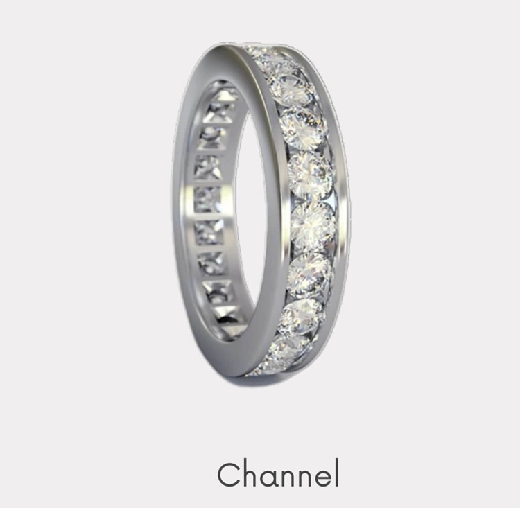 Channel Setting for Eternity Ring