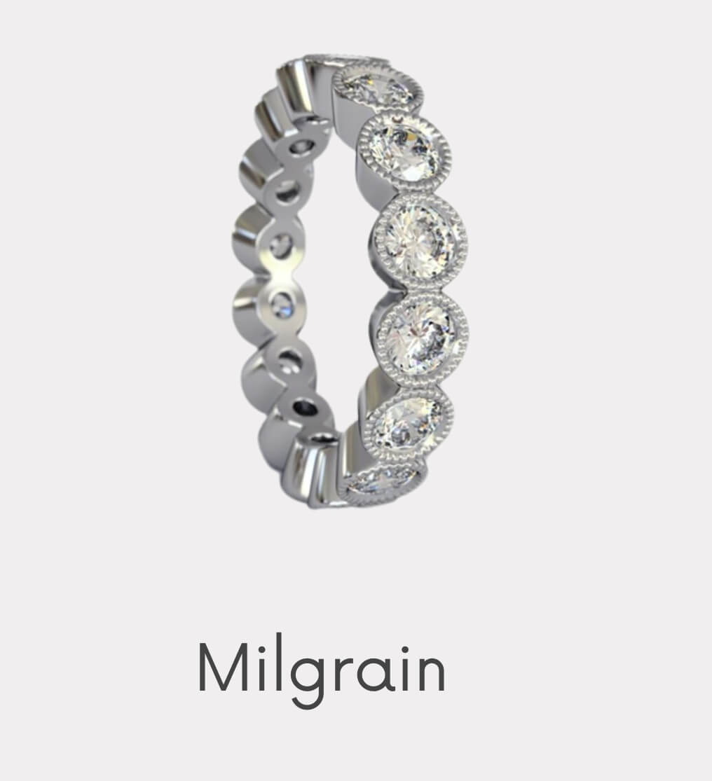 Milgrain Setting for Eternity Ring