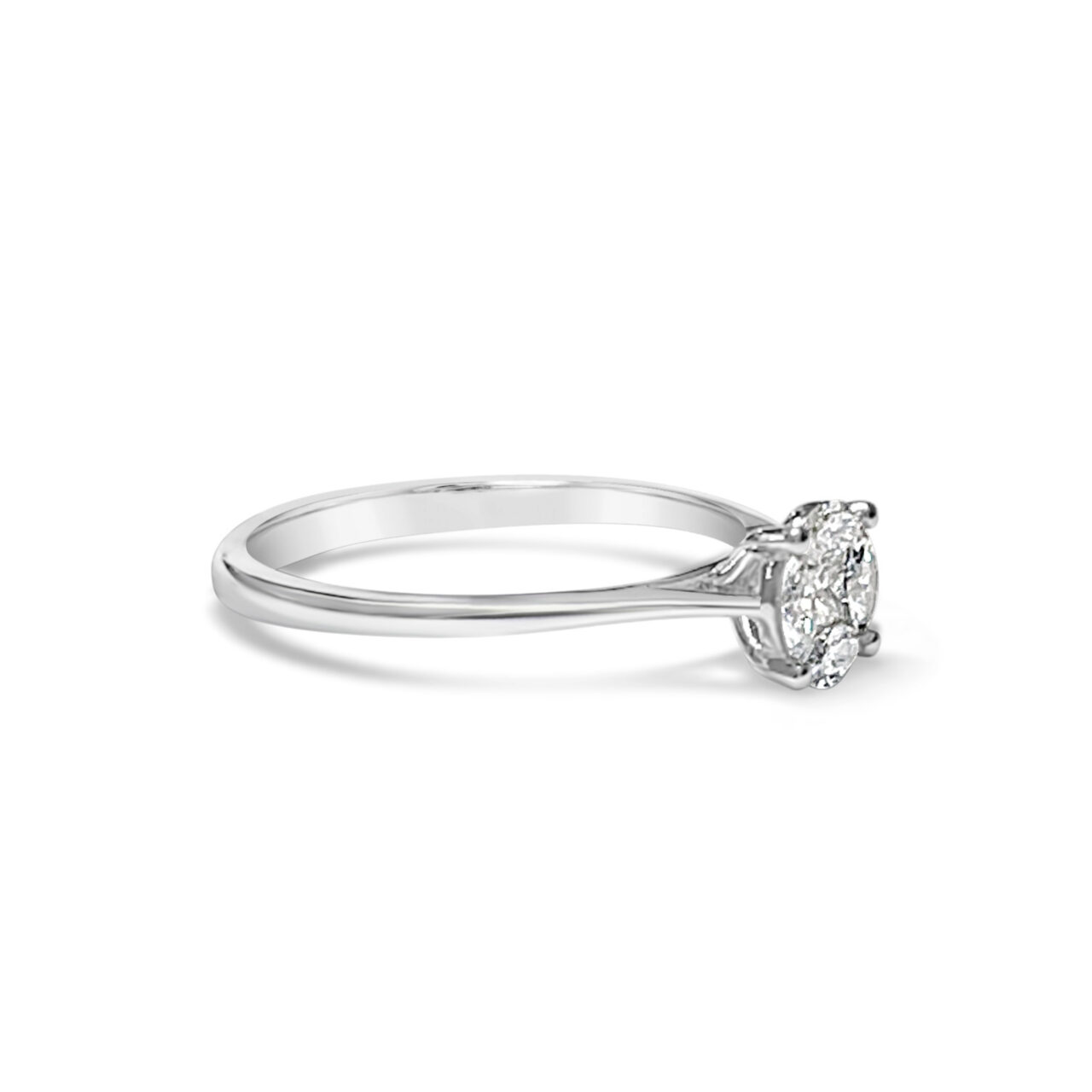 Fancy Cluster Diamond Ring - Image 2