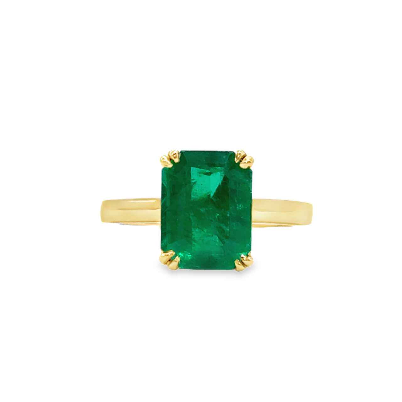 Emerald Solitaire Ring